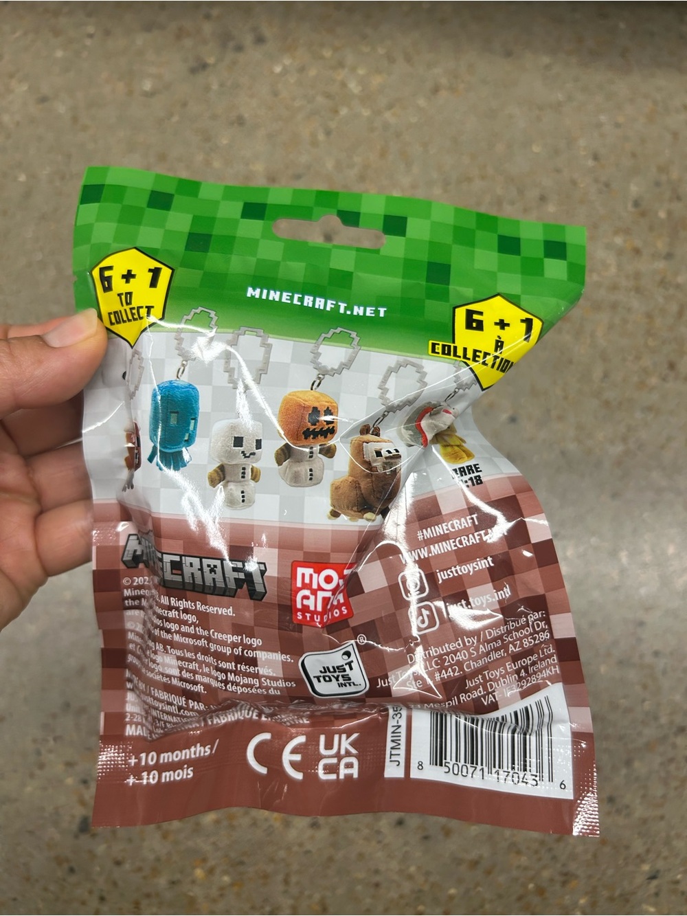 Minecraft Plush Hangers Series 3 blind bag - Picture 2 of 2